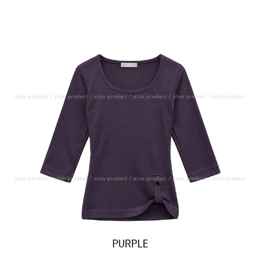 Mods Adjust Button Three Quarter T-shirt