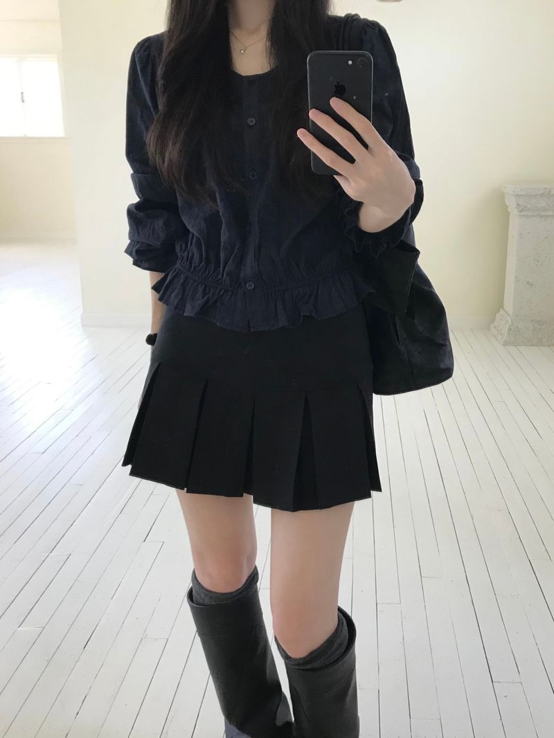 Lucy Frill Blouse (2 colors)