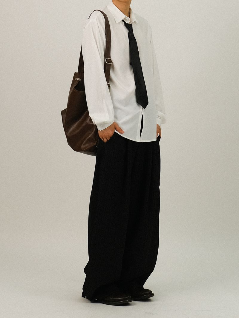 [Shirt+Tie Set] PP Tie Basic Shirt