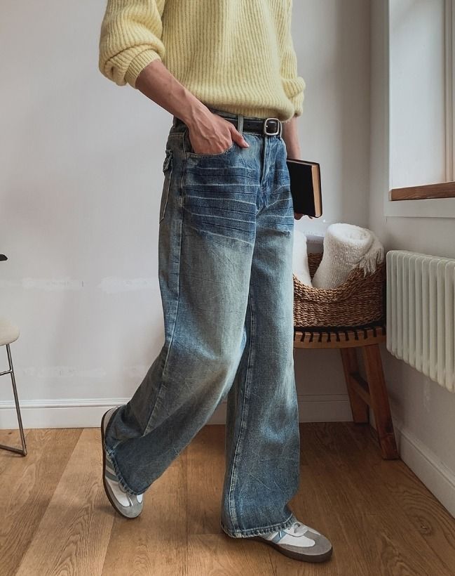2PLAN（ツープラン）の「Godin Washed Back Pocket Wide Denim（Pants）」