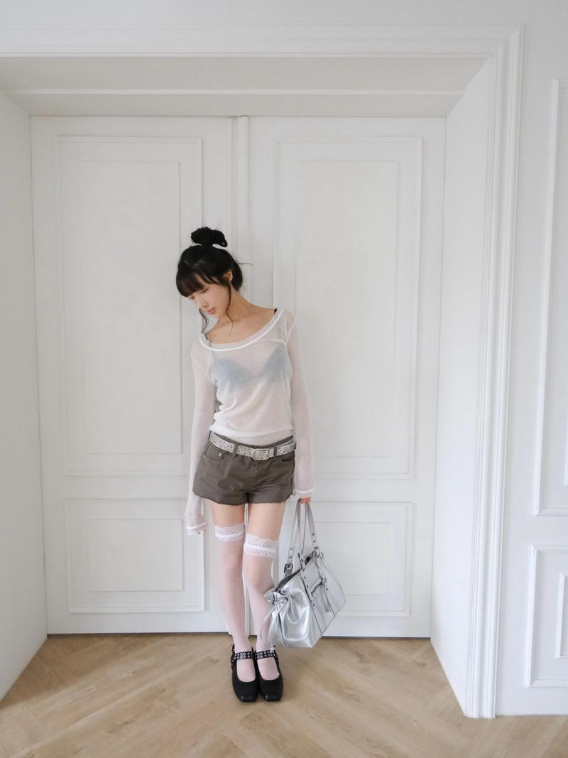 casual leather 2way bag