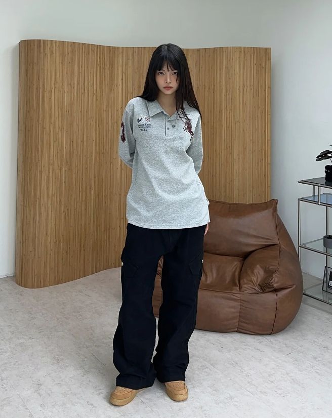 Mayen Horse Graphic Collar Tee