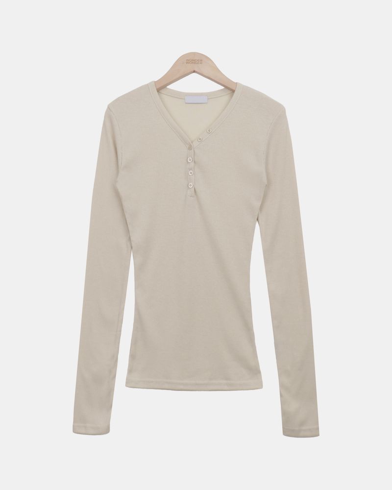 Rohan Button V-Neck Long-Sleeve T-Shirt