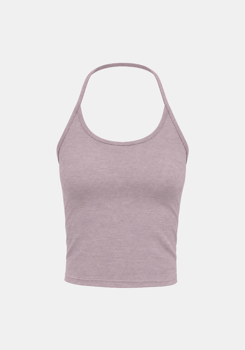 Luna Slim Halter Sleeveless Top