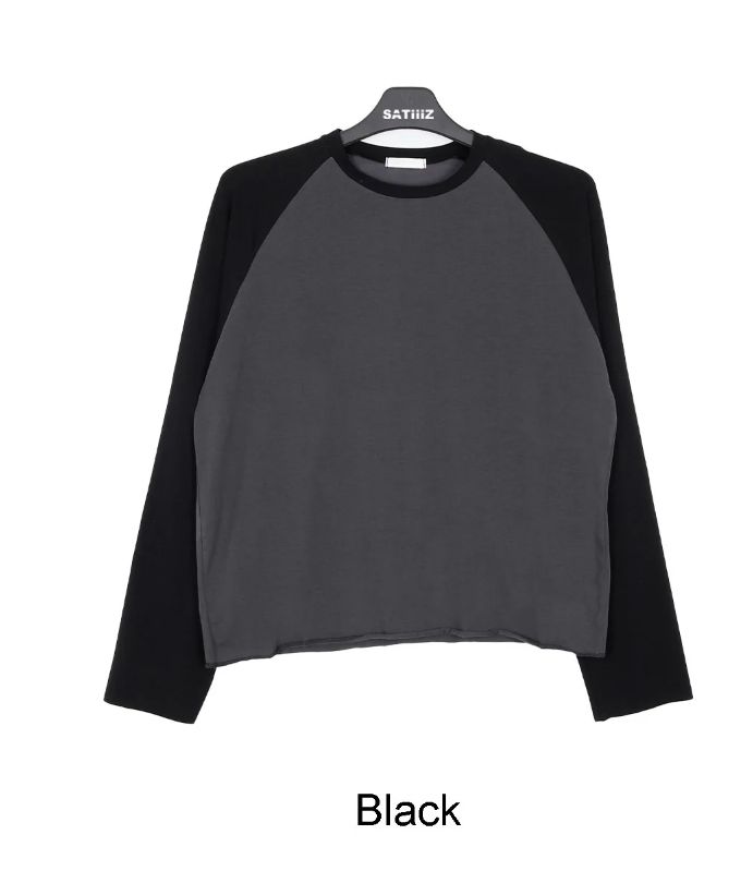 DIT Raglan Crop Long Sleeve Tee