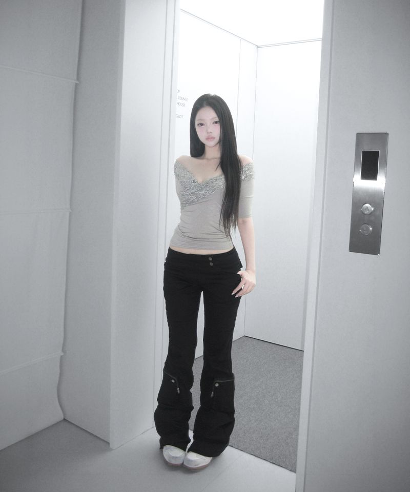 tech pocket low bootscut pt (2colors)