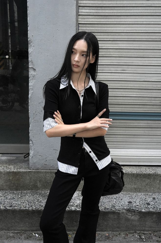 hatsukoshi（ハツコシ）の「26FW★ ARC STRIPE LAYER SHIRT（Tops）」