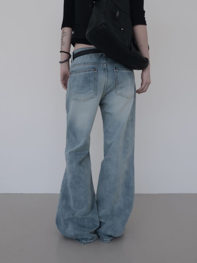 Loen Straight Low Denim