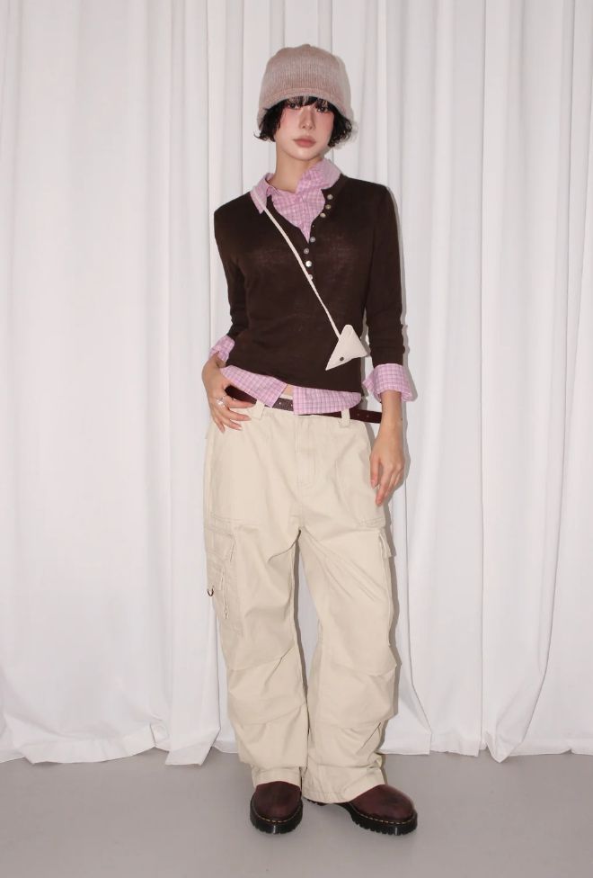 PIGMENT DOUBLE TUCK PANTS