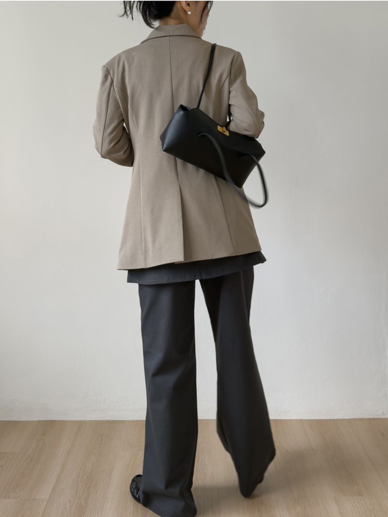[Scarf SET] Glass Wrap Half Jacket