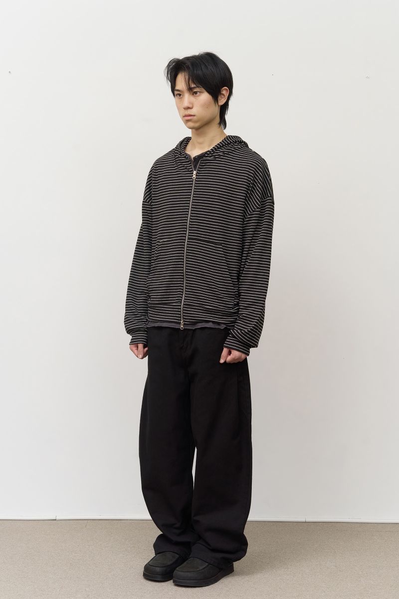 Eha Striped Zip hoodie