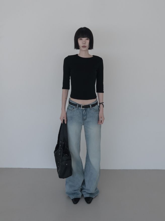 Loen Straight Low Denim