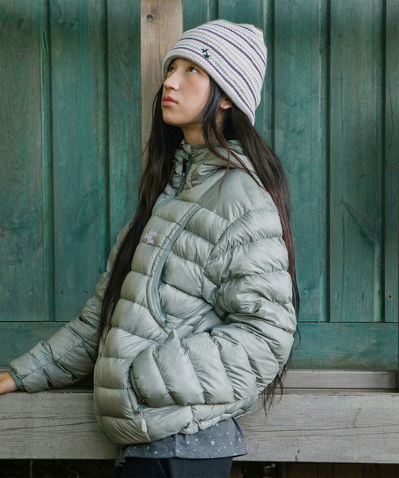 LIGHT WEIGHT DOWN JACKET KHAKI (CV2EWUB901A)