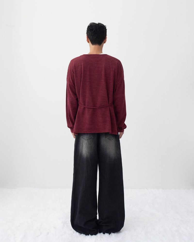 26FW★ Belted Strap Loose Knit