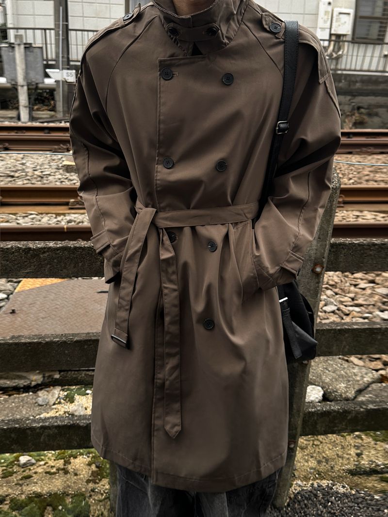 Eden long trench coat