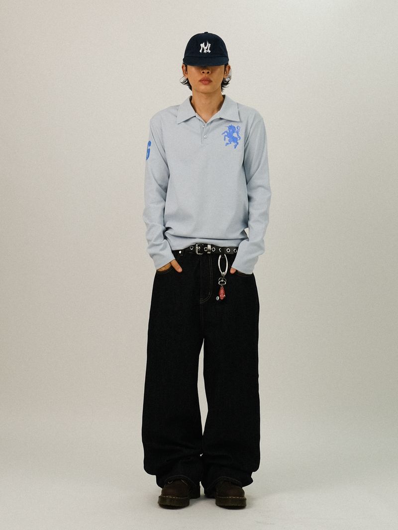 TP Non-Fade Back-Banding Denim Pants