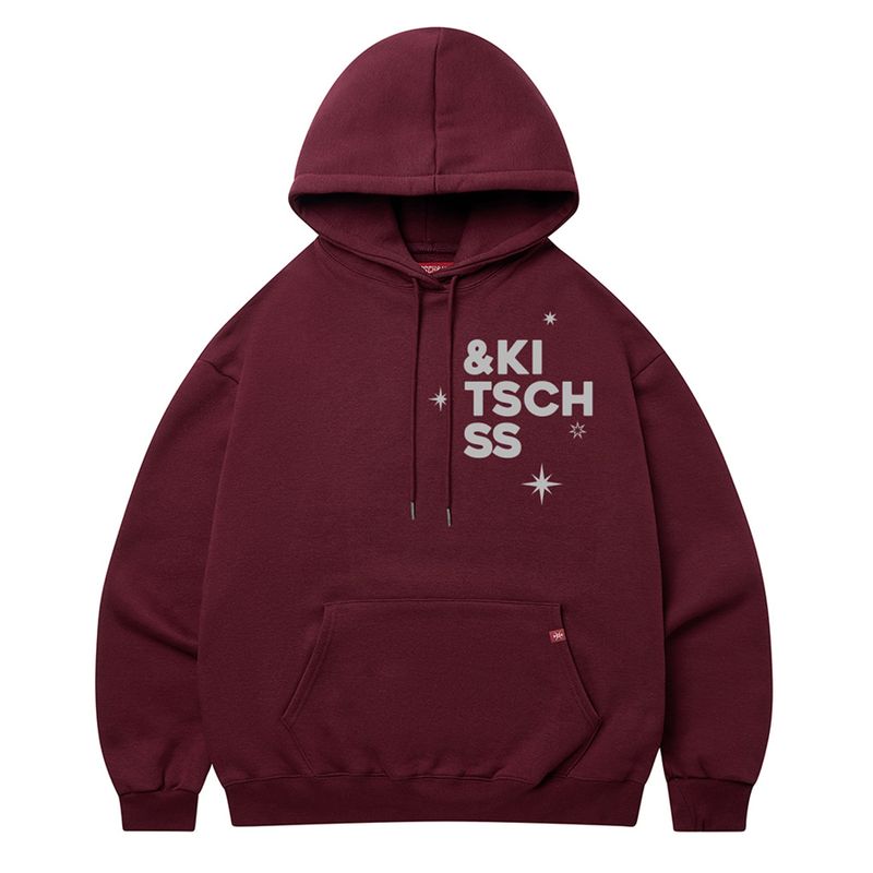 kitsch&kiss（キッチアンドキス）の「スター ロゴ オーバーサイズ フーディ (SOHKNK-106)（トップス）」