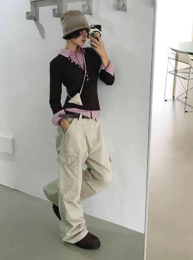 PIGMENT DOUBLE TUCK PANTS