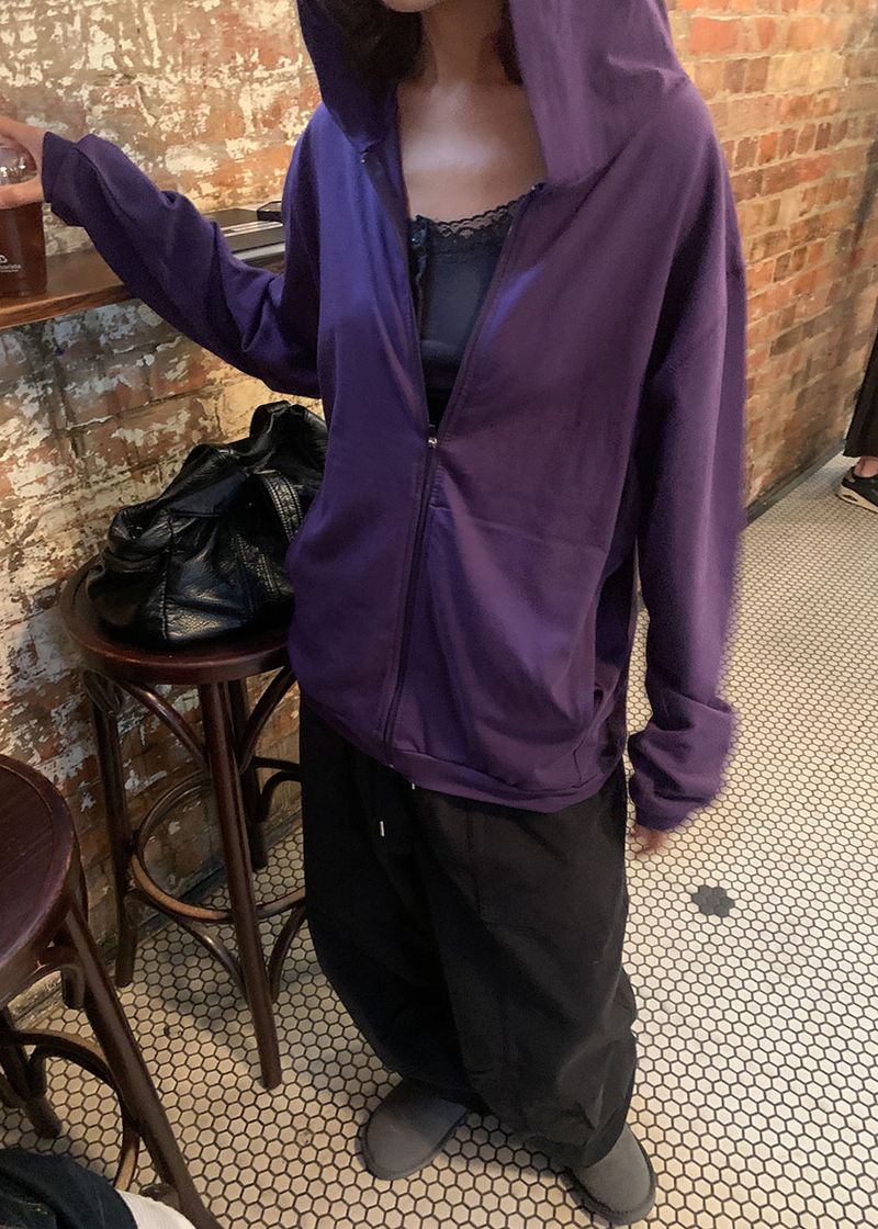 SLEEK HOOD ZIP-UP (3color)