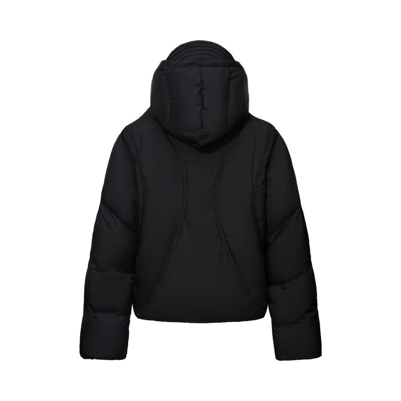 High-Neck Crop Puffer Jacket