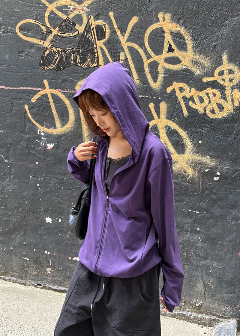 SLEEK HOOD ZIP-UP (3color)
