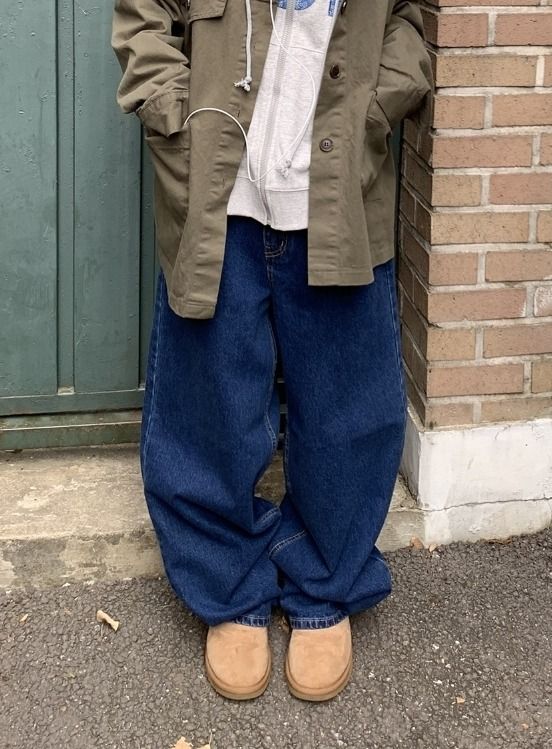 BAON（バオン）の「[unisex] エンキヨ ワイド デニム パンツ（パンツ）」