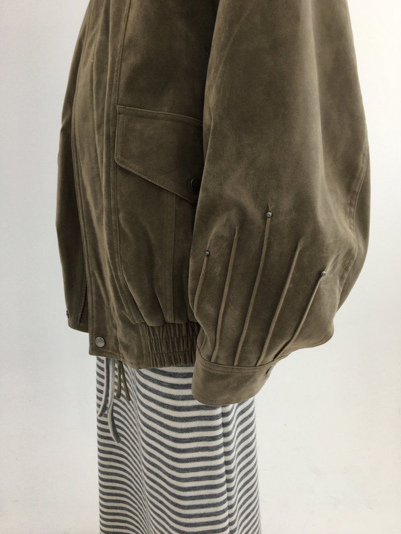 Western Suede Blouson (2color)