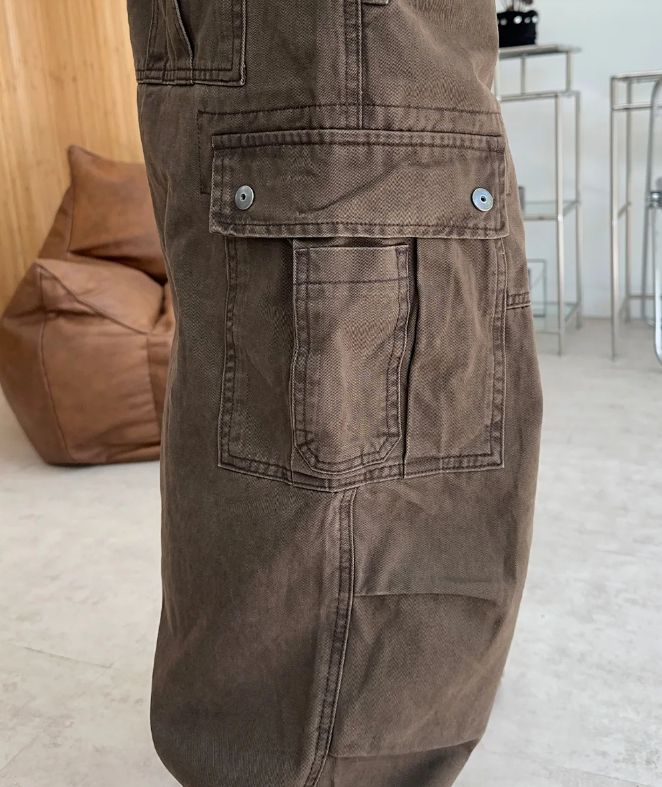 Hedin Unbalance Button Cargo Pants