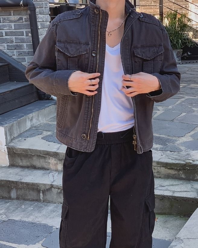Youth Wrap Washed Field Jacket