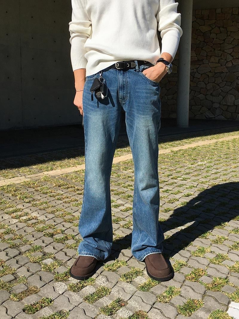 ASCLO Goodbye Flare Denim Pants (2color)