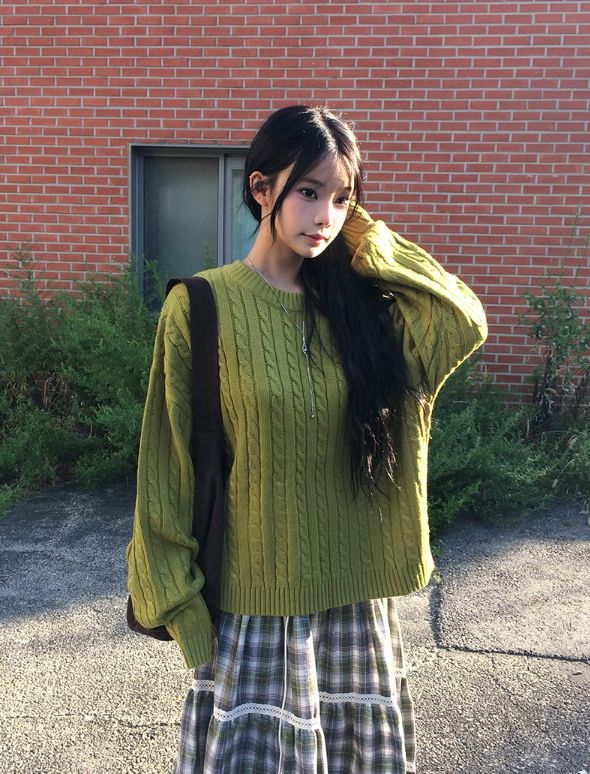 anyonemore（エニーワンモアー）の「ポプリン チェック レース カラーマッチング バンディング ロング スカート（スカート）」