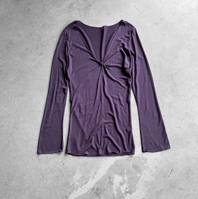 Nuel Twisted Long Sleeve Tee