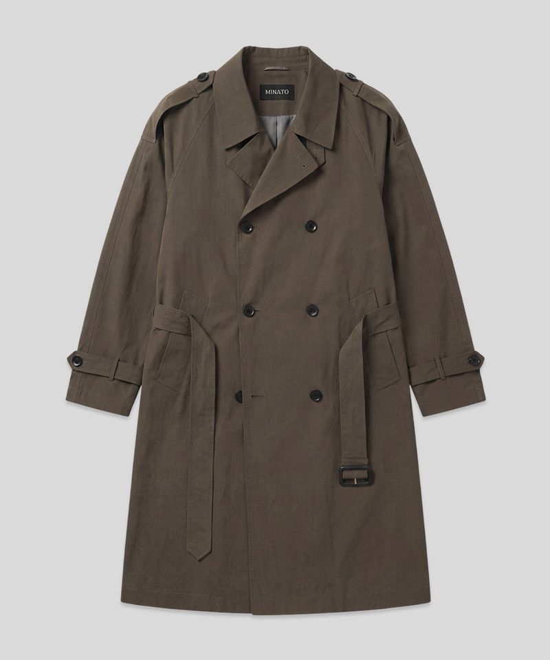 Eden long trench coat