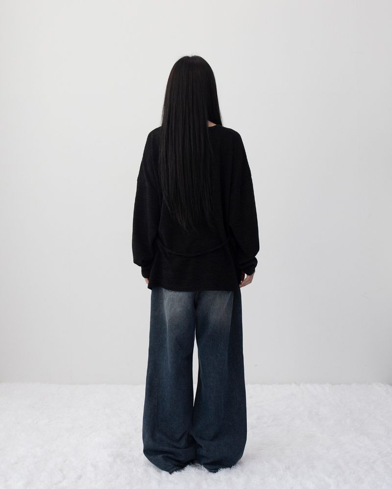 26FW★ Belted Strap Loose Knit