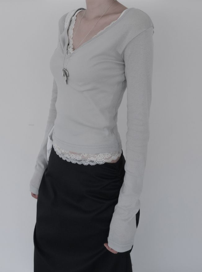 Yubeu Shirring Long Skirt
