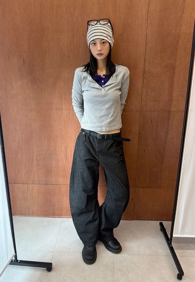 DART BARREL WIDE DENIM