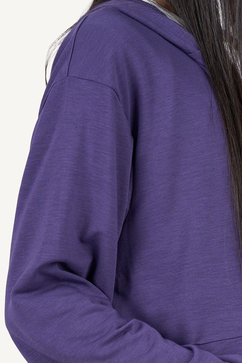 Drape Color Hoodie Zip-up