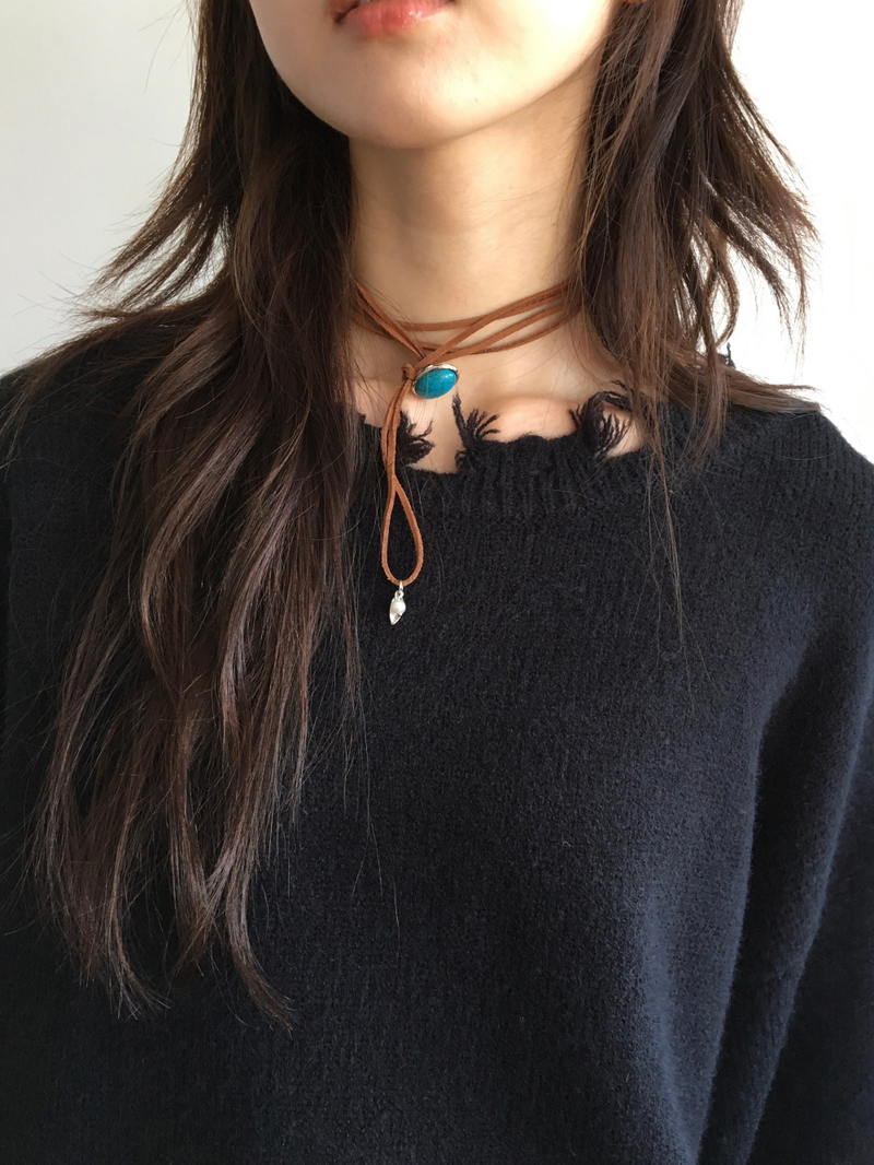 Antique The Quiete Rap Choker (1color)
