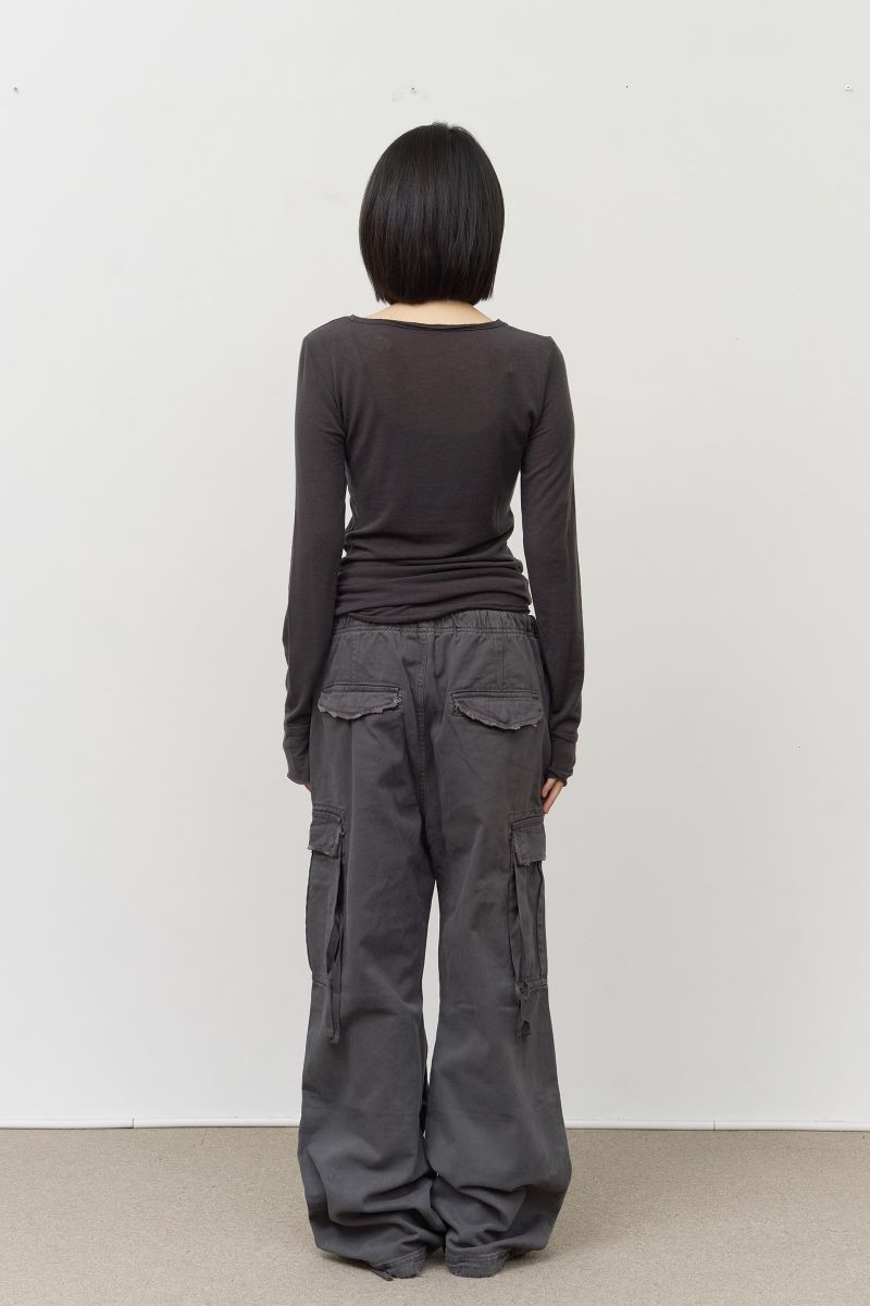 (W) キット ウール テンセル トップ