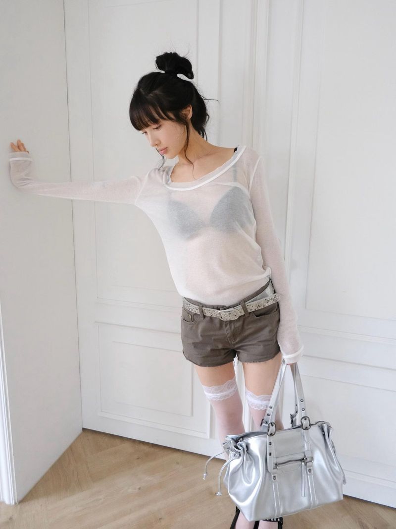 casual leather 2way bag