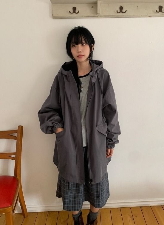 BAON（バオン）の「26FW★ [BAONHAUS] ポイビン ボクシー フード フィールド ジャケット（ジャケット/アウター）」