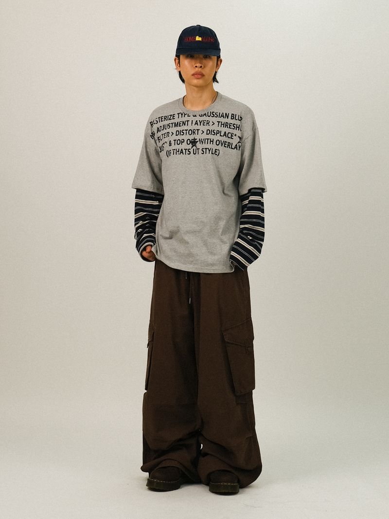 AU Cotton Panel Cargo Pants