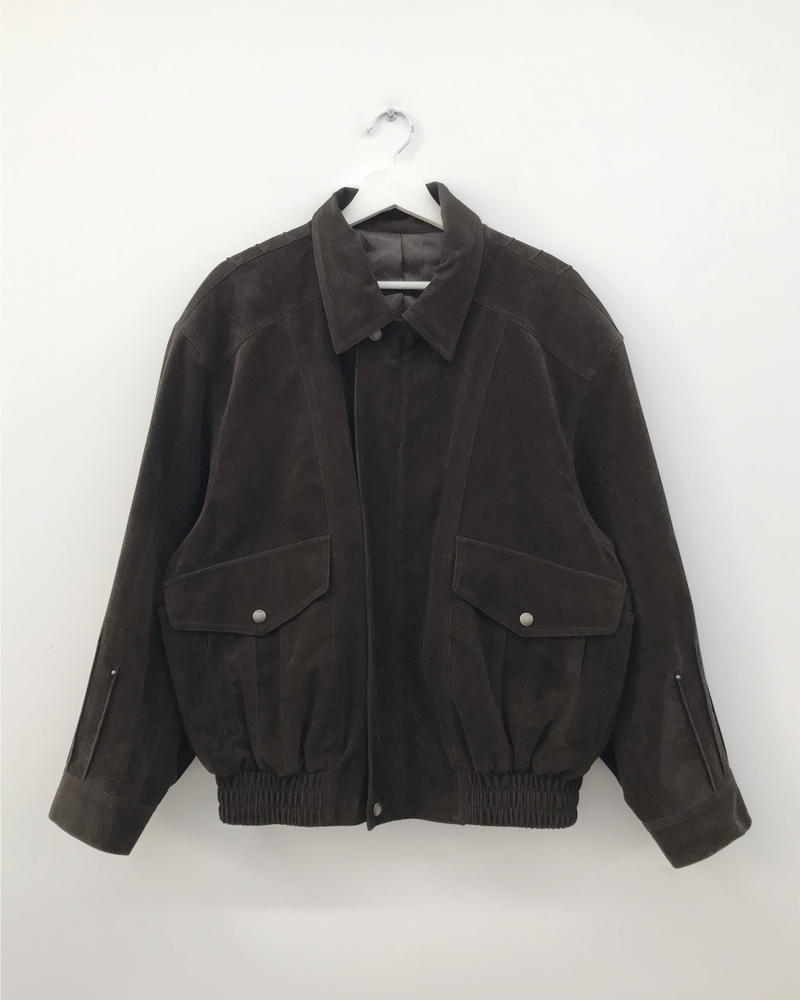 Western Suede Blouson (2color)
