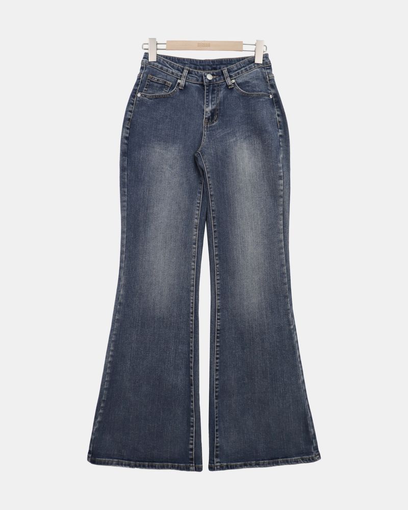 Bag Low-Rise Bootcut Denim Pants