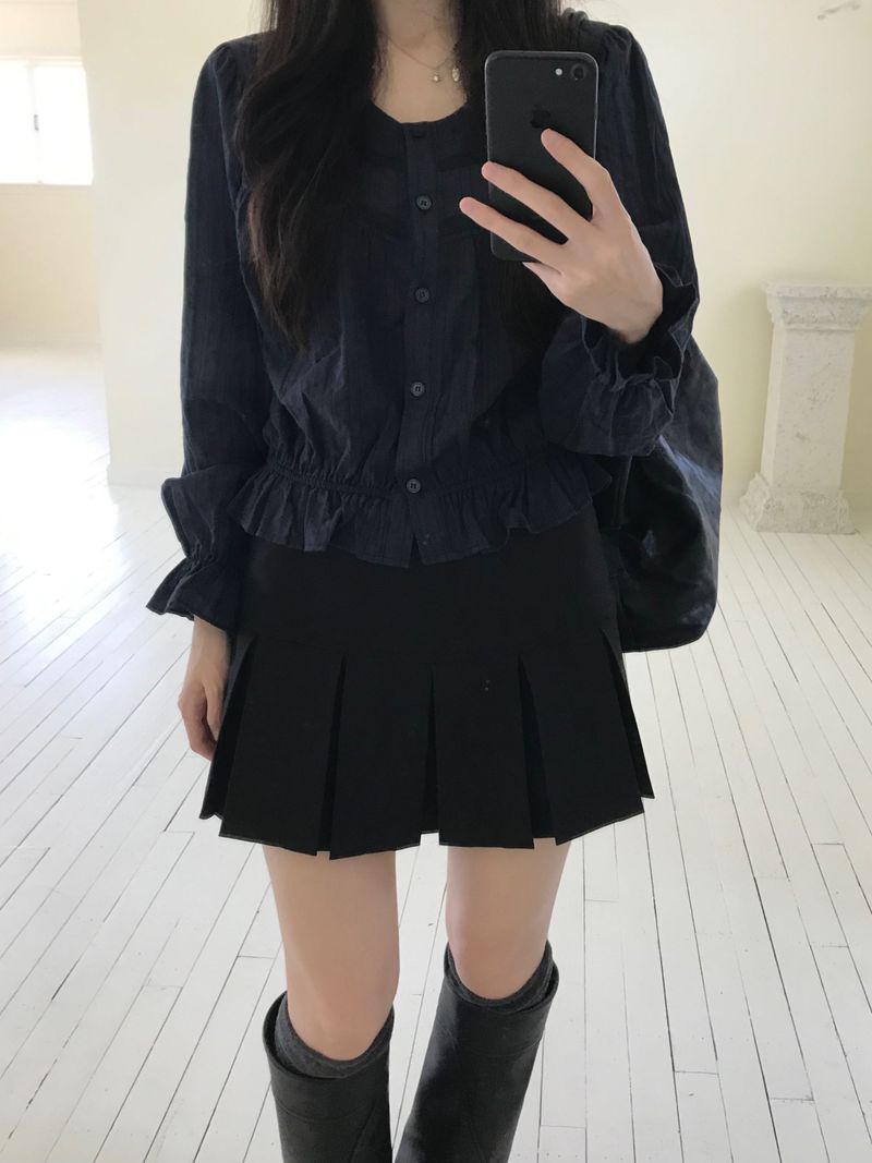 Lucy Frill Blouse (2 colors)