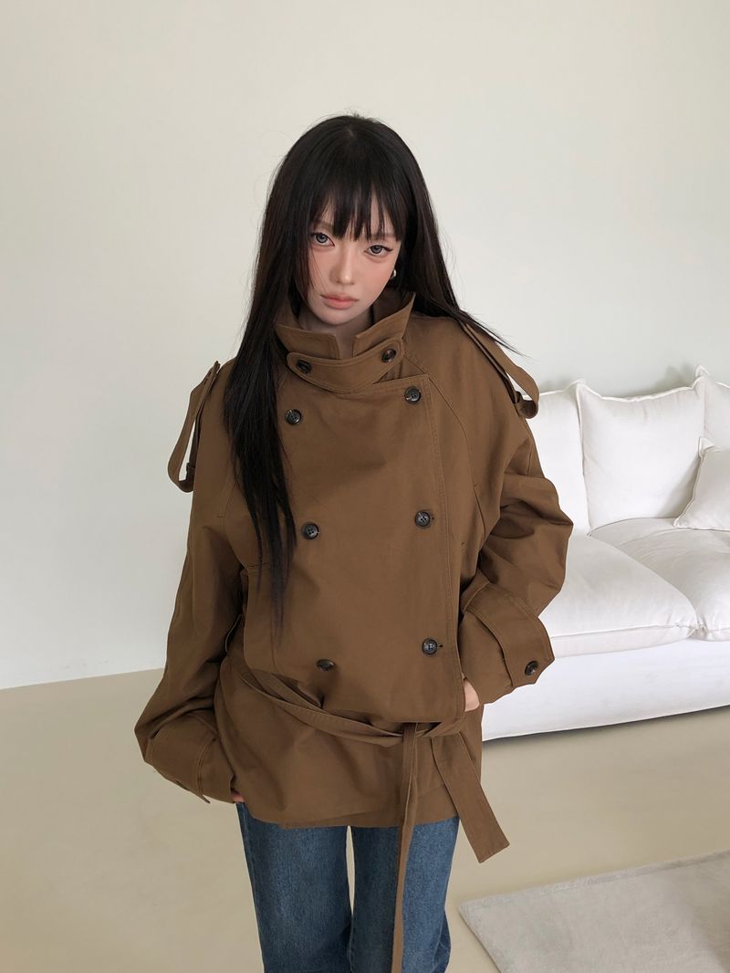 WONDER WONDER（ワンダーワンダー）の「タイデン ベルテッド ショート トレンチ ジャケット（ジャケット/アウター）」