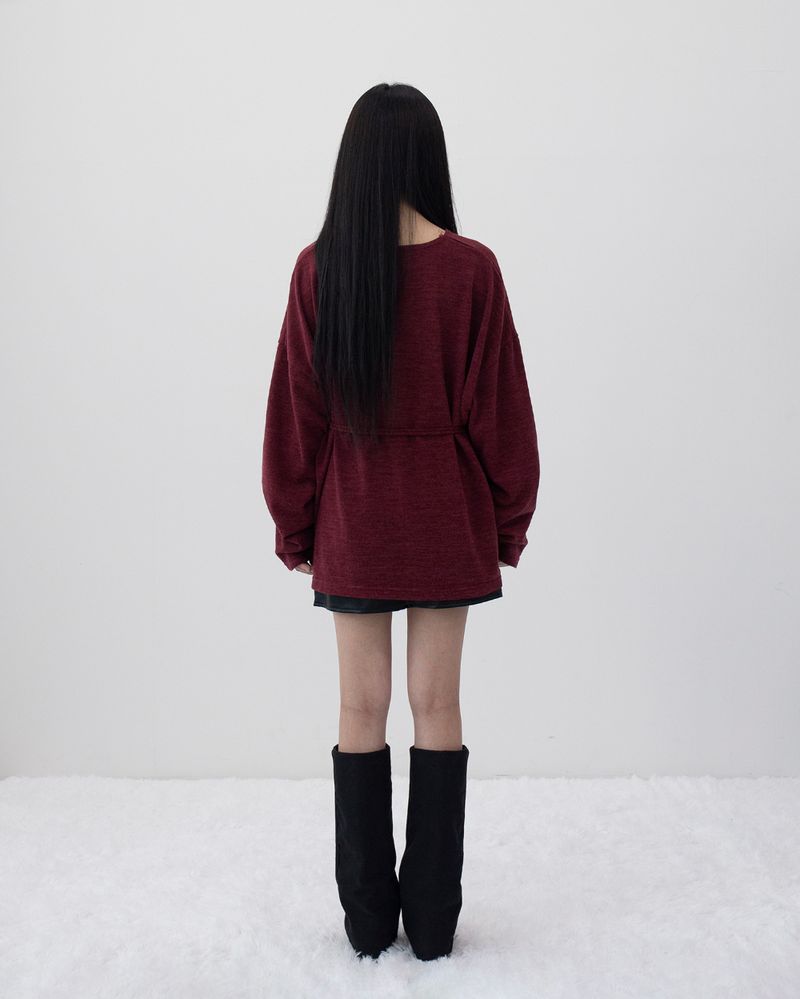 26FW★ Belted Strap Loose Knit
