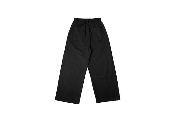 Pju Curved String Wide Banding Pants