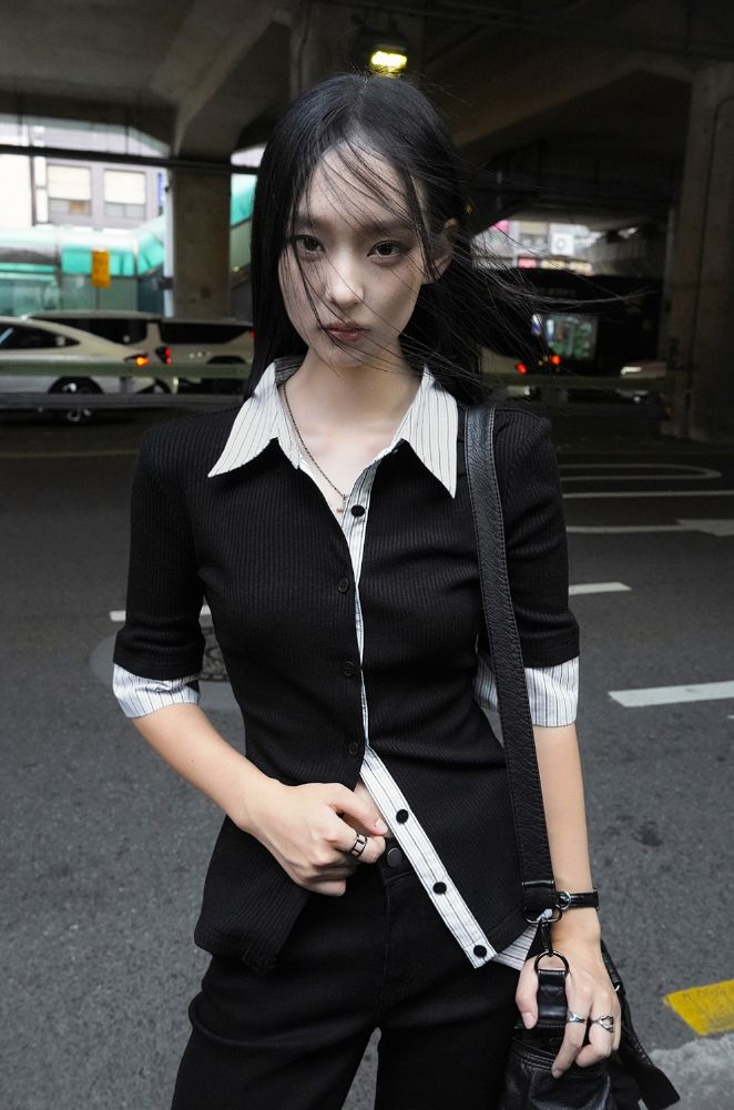 26FW★ ARC STRIPE LAYER SHIRT