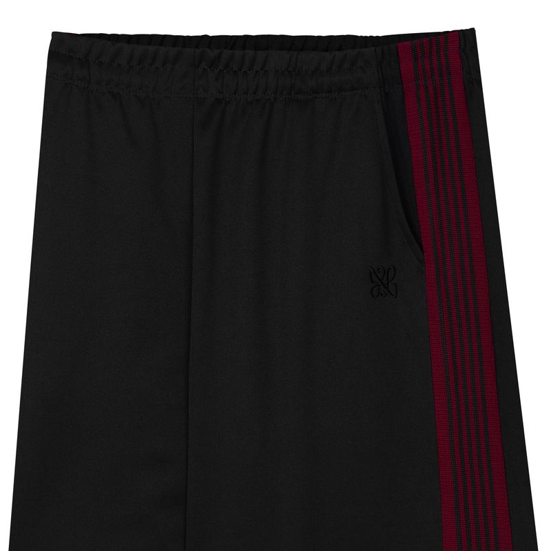 Tesen Track Pants Black Burgundy